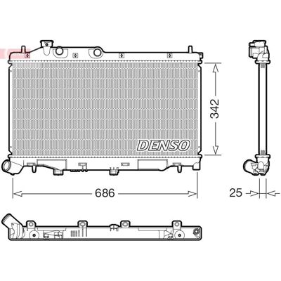DENSO DRM36027 - Motorkylare DENSO DRM36027 - Motorkylare