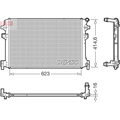 DENSO DRM02048 - Motorkøler DENSO DRM02048 - Motorkøler