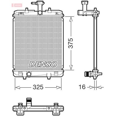 DENSO DRM07063 - Moottorin jäähdytys DENSO DRM07063 - Moottorin jäähdytys