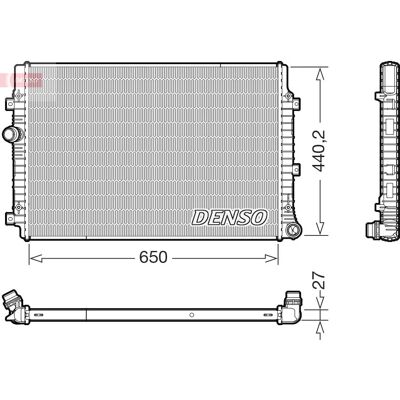 DENSO DRM32059 - Radiator til VW CADDY 4 Kasten DENSO DRM32059 - Radiator til VW CADDY 4 Kasten