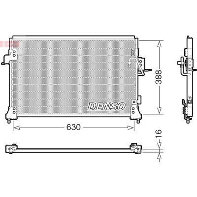 DENSO DCN14005 - Klimakondensator til LAND ROVER Discovery 2 DENSO DCN14005 - Klimakondensator til LAND ROVER Discovery 2