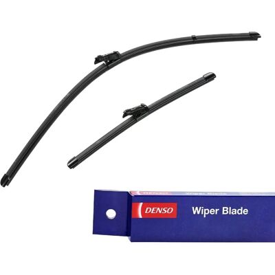 DENSO DF-214 Vindrutetorkarsats - Flat Blade, 650/350mm, För fordon med styrning till höger DENSO DF-214 Vindrutetorkarsats - Flat Blade, 650/350mm, För fordon med styrning till höger