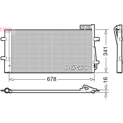 DENSO DCN02035 - Klimakondensator til AUDI Q3 DENSO DCN02035 - Klimakondensator til AUDI Q3