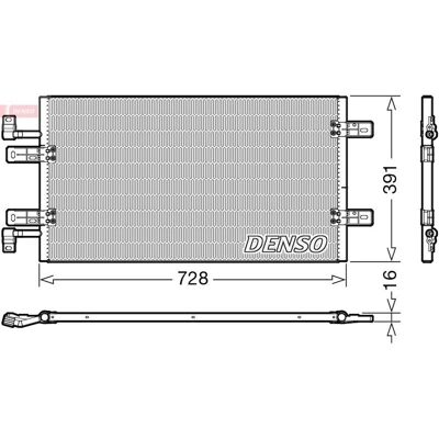 DENSO DCN20019 - Condensatore A/C R134a per Renault Trafic 2, Opel Vivaro DENSO DCN20019 - Condensatore A/C R134a per Renault Trafic 2, Opel Vivaro