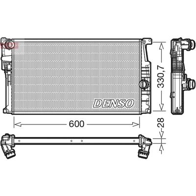 DENSO DRM05015 Motor Kühler - BMW DENSO DRM05015 Motor Kühler - BMW