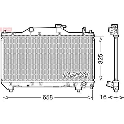 DENSO DRM50131 - Chłodnica silnika OEM Toyota Avensis DENSO DRM50131 - Chłodnica silnika OEM Toyota Avensis
