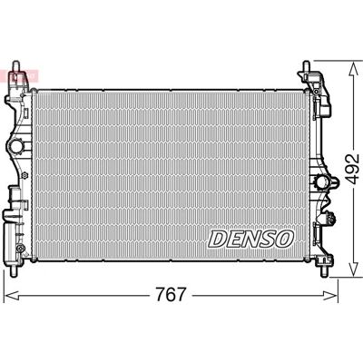 DENSO DRM20051 Moottorin jäähdytysradiatori Opel Corsa E DENSO DRM20051 Moottorin jäähdytysradiatori Opel Corsa E