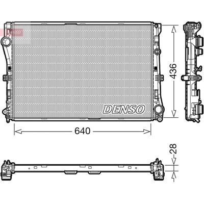 DENSO DRM17103 Ψυγείο κινητήρα - Ψυγείο DENSO DRM17103 Ψυγείο κινητήρα - Ψυγείο