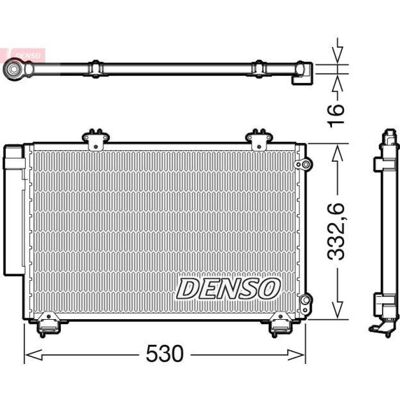 DENSO DCN40025 Aircondition Kondensator til Honda Civic 9 DENSO DCN40025 Aircondition Kondensator til Honda Civic 9