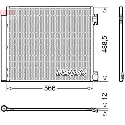DENSO DCN46026 - Ilmastointikondensaattori Nissan Qashqai 2 DENSO DCN46026 - Ilmastointikondensaattori Nissan Qashqai 2