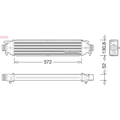Intercooler DENSO DIT01008 - Alfa Romeo Giulietta 5 porte Intercooler DENSO DIT01008 - Alfa Romeo Giulietta 5 porte