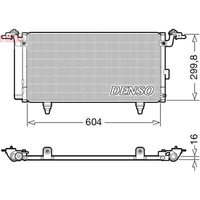 DENSO DCN36005 - Klimakondensator mit Trockner DENSO DCN36005 - Klimakondensator mit Trockner