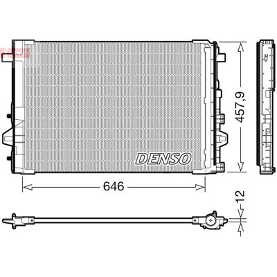 DENSO DCN17059 Autokondensator - R134a, Mit Trockner DENSO DCN17059 Autokondensator - R134a, Mit Trockner