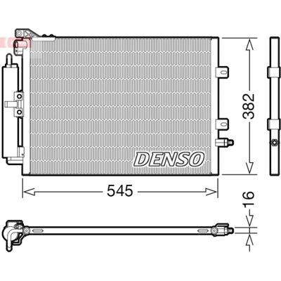 Căldător DENSO Renault Clio III - R134a, Uscatore, 16mm Căldător DENSO Renault Clio III - R134a, Uscatore, 16mm