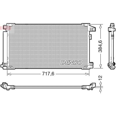 Condensatore DENSO DCN50061 con Deumidificatore - Climatizzazione Condensatore DENSO DCN50061 con Deumidificatore - Climatizzazione