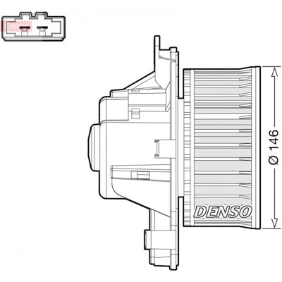DENSO DEA21014 Innenraumgebläse - Innenraumgebläse DENSO DEA21014 Innenraumgebläse - Innenraumgebläse