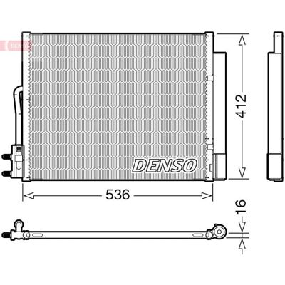 Πυκνωτής DENSO DCN20043 για Opel Meriva B με Αφυγραντήρα - HVAC Μέρος Πυκνωτής DENSO DCN20043 για Opel Meriva B με Αφυγραντήρα - HVAC Μέρος