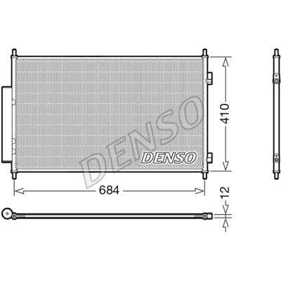 Denso DCN40027 - Klimakondensator Denso DCN40027 - Klimakondensator
