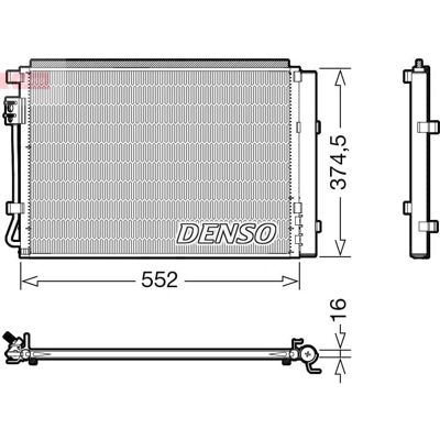 DENSO DCN41017 Klimakondensator Hyundai - R134a DENSO DCN41017 Klimakondensator Hyundai - R134a