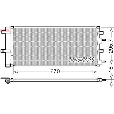 DENSO DCN10053 OEM-kvalitet Luftkonditionsradiator - Luftkonditionsradiator DENSO DCN10053 OEM-kvalitet Luftkonditionsradiator - Luftkonditionsradiator