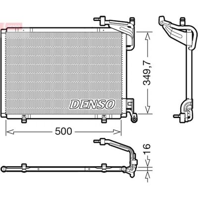 DENSO DCN10054 Klimakondensator - Ford Fiesta 6 - R134a DENSO DCN10054 Klimakondensator - Ford Fiesta 6 - R134a