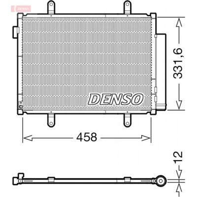 DENSO DCN47011 - Klimakondensator Suzuki Celerio R134a DENSO DCN47011 - Klimakondensator Suzuki Celerio R134a