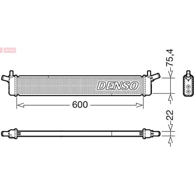 DENSO DRM50136 Radiador - 600x90x22 - Toyota Auris DENSO DRM50136 Radiador - 600x90x22 - Toyota Auris