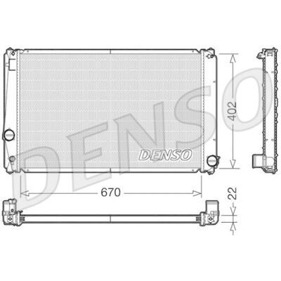 DENSO DRM51014 Ψυγείο κινητήρα Lexus IS 2 DENSO DRM51014 Ψυγείο κινητήρα Lexus IS 2