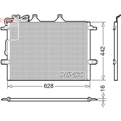 Denso - Kondensator ME W211 E-Klasse 05/2002 - AC kondensator Denso - Kondensator ME W211 E-Klasse 05/2002 - AC kondensator