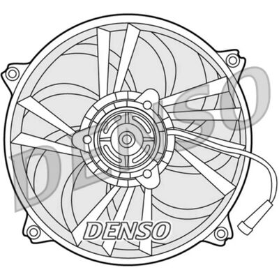 DENSO DER21014 Lüftermotor - Kühlerlüfter - Peugeot 307 DENSO DER21014 Lüftermotor - Kühlerlüfter - Peugeot 307