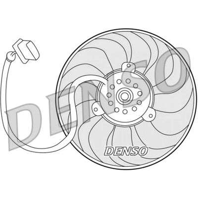 DENSO DER32004 Motor køleventilator - 300/200 DENSO DER32004 Motor køleventilator - 300/200