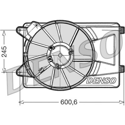 DENSO DER09305 Lüfter für Motorkühlung DENSO DER09305 Lüfter für Motorkühlung
