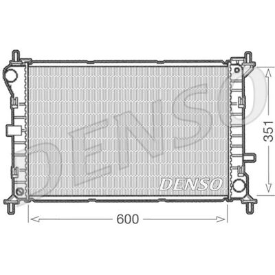 DENSO DRM10051 Răcitor de aluminiu - Răcirea motorului pentru Ford Focus 2 & Mk1 DENSO DRM10051 Răcitor de aluminiu - Răcirea motorului pentru Ford Focus 2 & Mk1