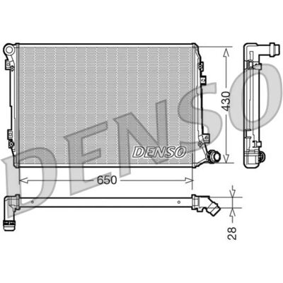 DENSO DRM32037 Aluminium Kühler - 650x430mm - Motorkühlung DENSO DRM32037 Aluminium Kühler - 650x430mm - Motorkühlung