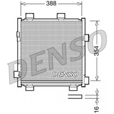 Denso DCN50040 - Klimakondensator til Peugeot/Toyota Denso DCN50040 - Klimakondensator til Peugeot/Toyota