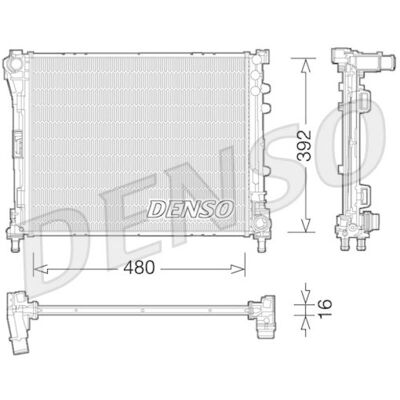 DENSO DRM09087 - Radiator DENSO DRM09087 - Radiator