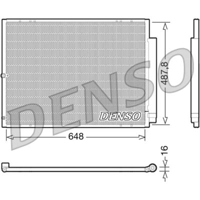 DENSO DRM46037 Radiator - Motor, Nissan Micra 3, Note I DENSO DRM46037 Radiator - Motor, Nissan Micra 3, Note I