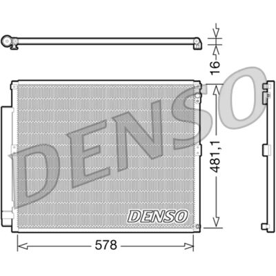 DENSO DCN50017 - Condensatore aria condizionata DENSO DCN50017 - Condensatore aria condizionata