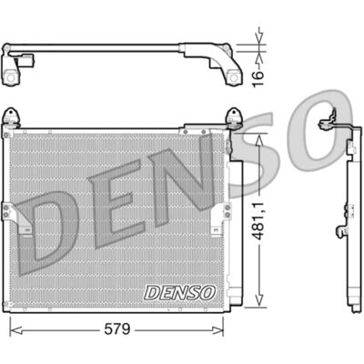 DENSO DCN50019 - Condensator de aer condiționat DENSO DCN50019 - Condensator de aer condiționat
