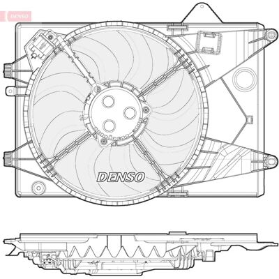 DENSO DER15001 - Ventilatore di raffreddamento motore DENSO DER15001 - Ventilatore di raffreddamento motore