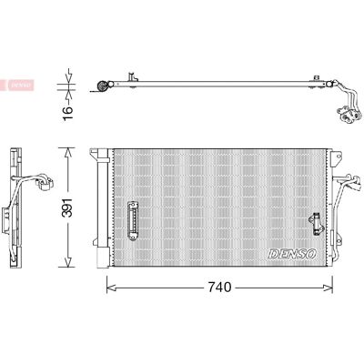 DENSO Κομπρέσα κλιματισμού για Audi Q7 A6 C5 VW Touareg - Με αποξηραντήρα DENSO Κομπρέσα κλιματισμού για Audi Q7 A6 C5 VW Touareg - Με αποξηραντήρα