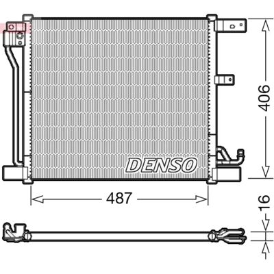 DENSO DCN46018 Kondensator - Til Aircondition DENSO DCN46018 Kondensator - Til Aircondition