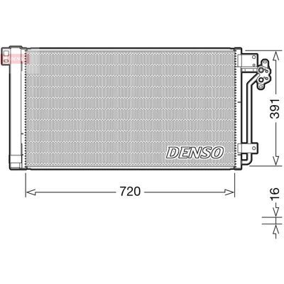 DENSO DCN32020 Κλιματιστικό Συμπυκνωτής VW - R134a DENSO DCN32020 Κλιματιστικό Συμπυκνωτής VW - R134a