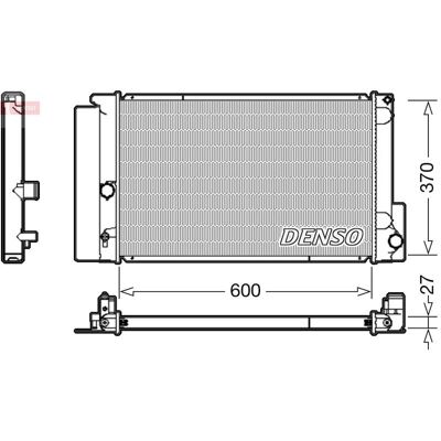 DENSO DRM50087 Radiator til Toyota Verso - Kølesystem DENSO DRM50087 Radiator til Toyota Verso - Kølesystem