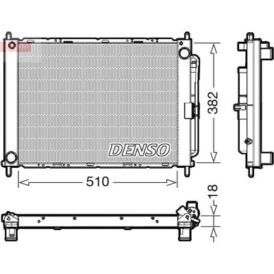 DENSO DRM23111 Kølemont - OEM Renault dele DENSO DRM23111 Kølemont - OEM Renault dele