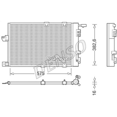 Condenseur de Climatisation DENSO DCN20038 - Déshydrateur, R134a, 2300g - Publicité Condenseur de Climatisation DENSO DCN20038 - Déshydrateur, R134a, 2300g - Publicité
