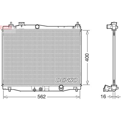 DENSO DRM40047 Ψυγείο νερού κινητήρα - Αυτοκινητικό Ανταλλακτικό DENSO DRM40047 Ψυγείο νερού κινητήρα - Αυτοκινητικό Ανταλλακτικό