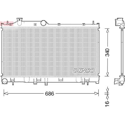 DENSO DRM36021 - Chłodzenie silnika DENSO DRM36021 - Chłodzenie silnika