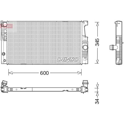 DENSO DRM05005 Moottorin jäähdytys - BMW 5-sarja DENSO DRM05005 Moottorin jäähdytys - BMW 5-sarja