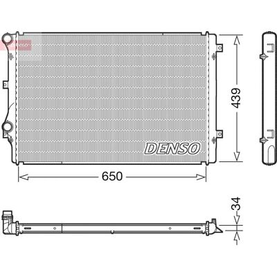 DENSO DRM32041 - Chłodnica silnika dla VW, Audi, Skoda DENSO DRM32041 - Chłodnica silnika dla VW, Audi, Skoda